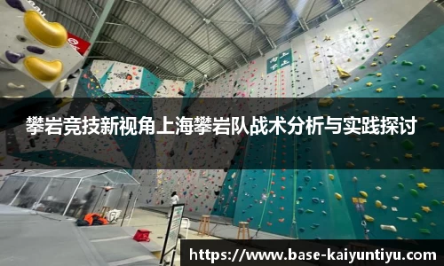 攀岩竞技新视角上海攀岩队战术分析与实践探讨